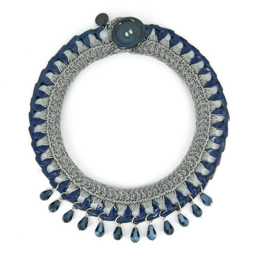 Collana con pendenti a goccia in cristallo | FRIDA